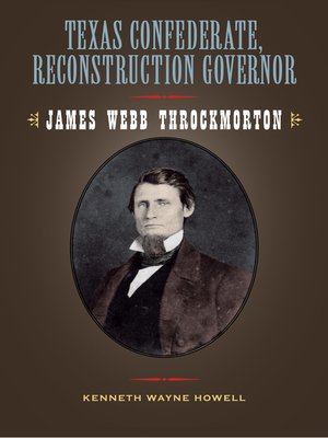 cover image of Texas Confederate, Reconstruction Governor